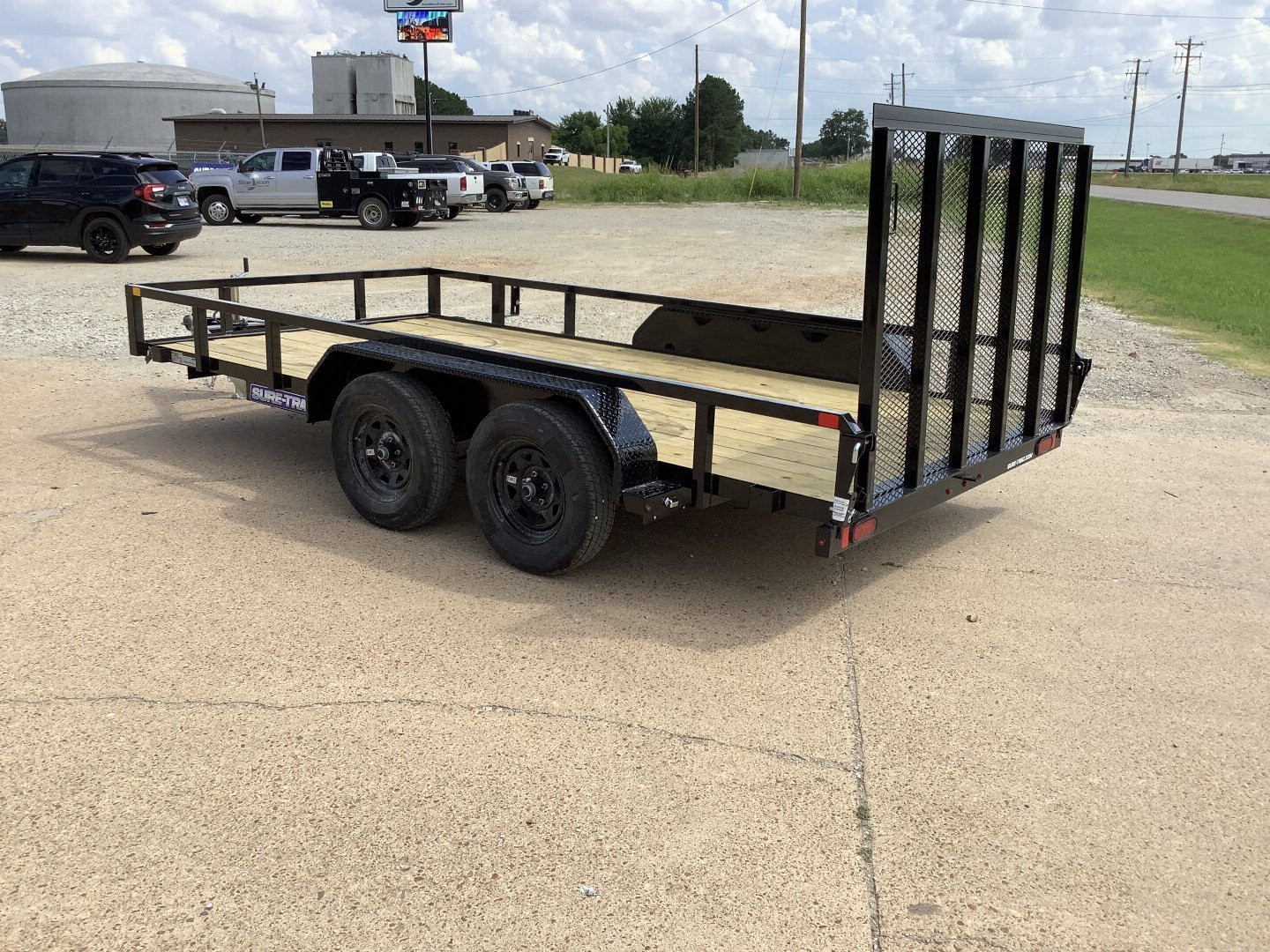 New 2025 Sure-Trac 7x14 Tube Top (7K) Utility Trailer