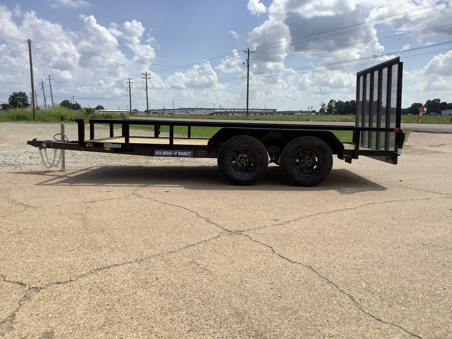New 2025 Sure-Trac 7x14 Tube Top (7K) Utility Trailer