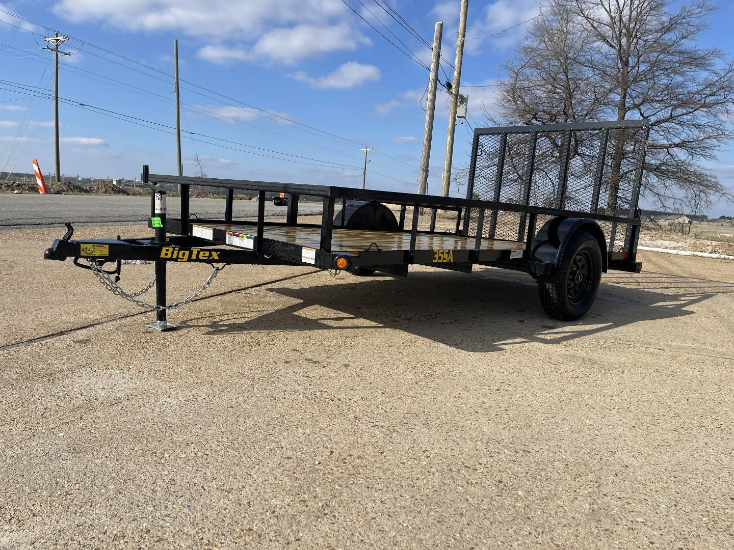 New 2026 Big Tex Trailers 35SA 77x10 Single Axle Utility Trailer