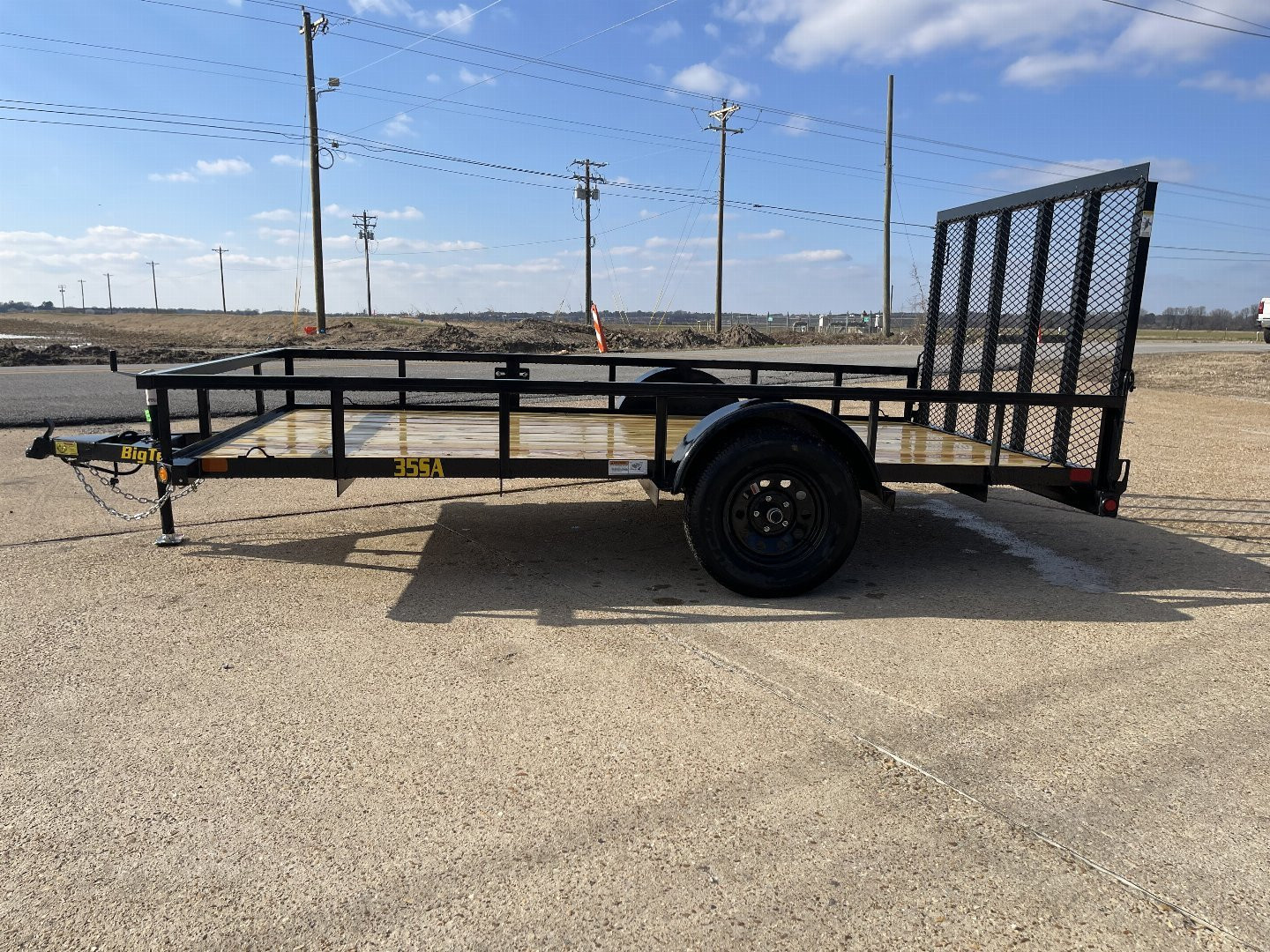 New 2026 Big Tex Trailers 35SA 77x10 Single Axle Utility Trailer