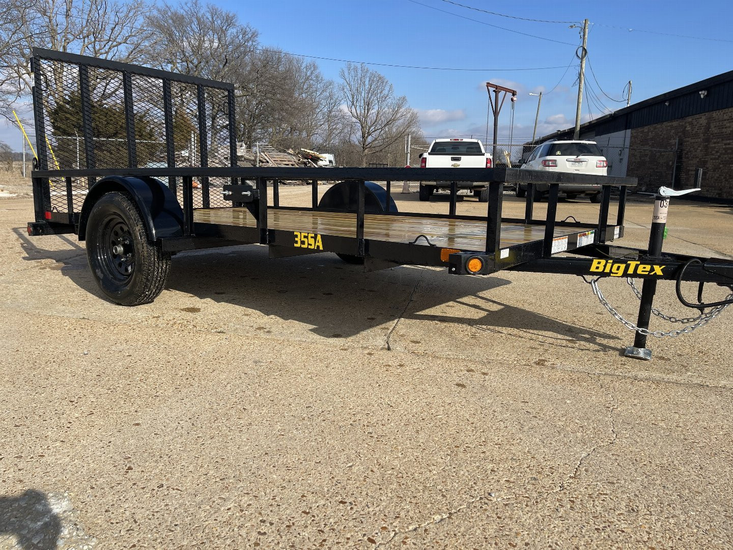 New 2026 Big Tex Trailers 35SA 77x14 Single Axle Utility Trailer