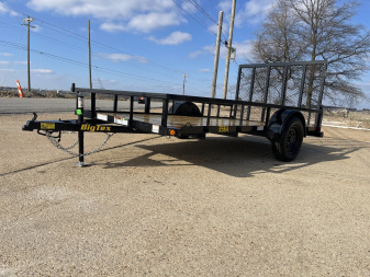 New 2026 Big Tex Trailers 35SA 77x14 Single Axle Utility Trailer