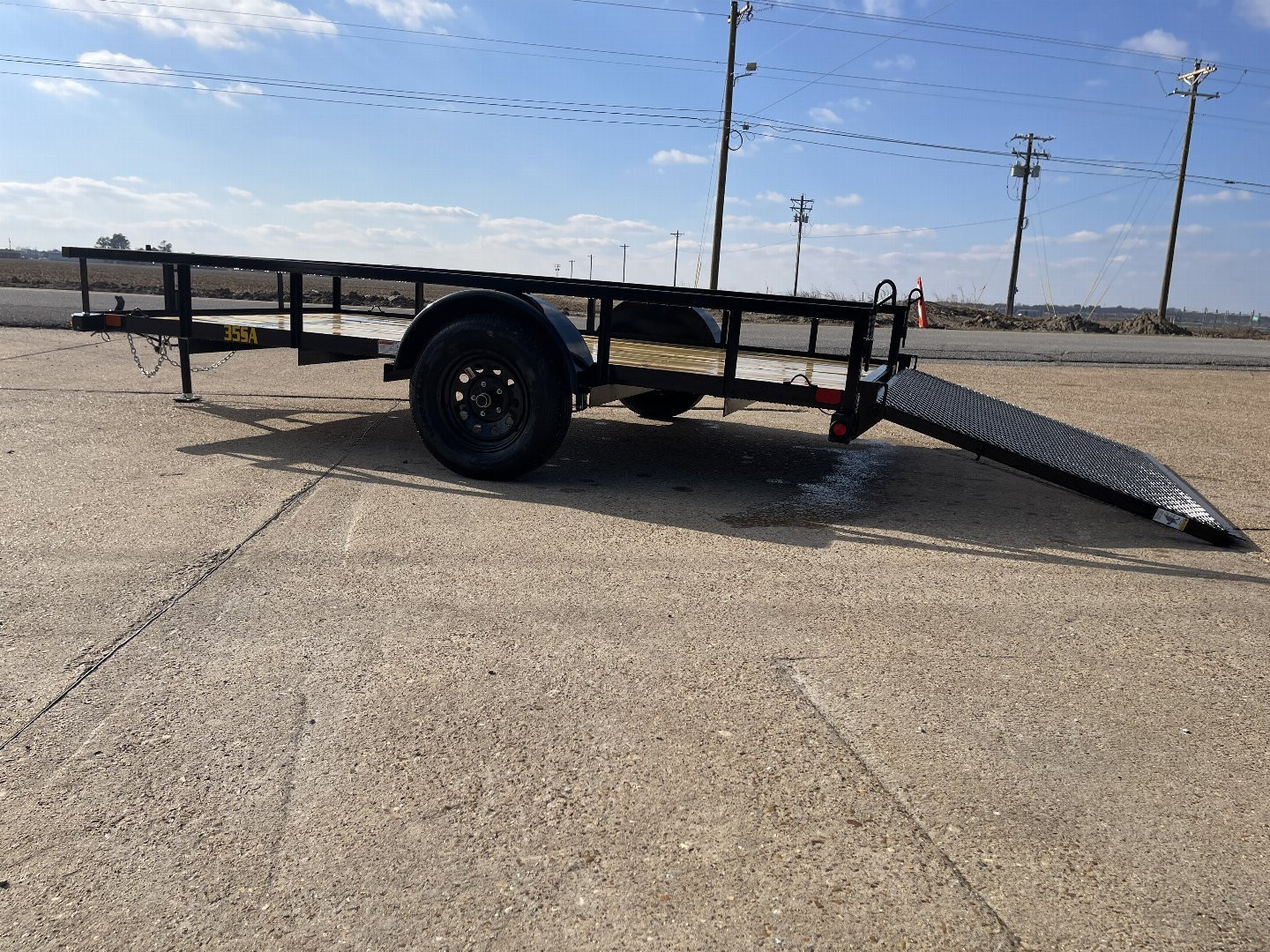 New 2026 Big Tex Trailers 35SA 77x12 Single Axle Utility Trailer