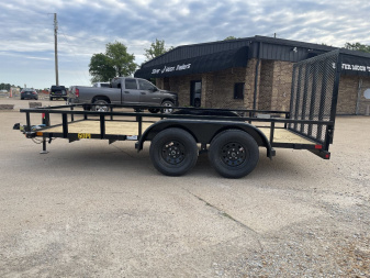 New 2026 Big Tex Trailers 60PI 76 x14' (6K) Tandem Axle Pipe Top Utility Trailer