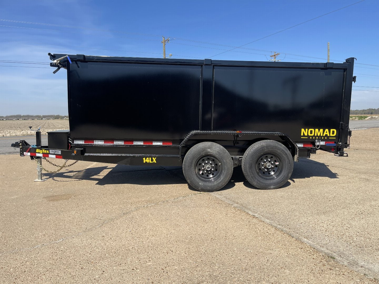 New 2026 Big Tex Trailers 14LX 83x14x4 (14K) Channel Tandem Axle Dump Trailer