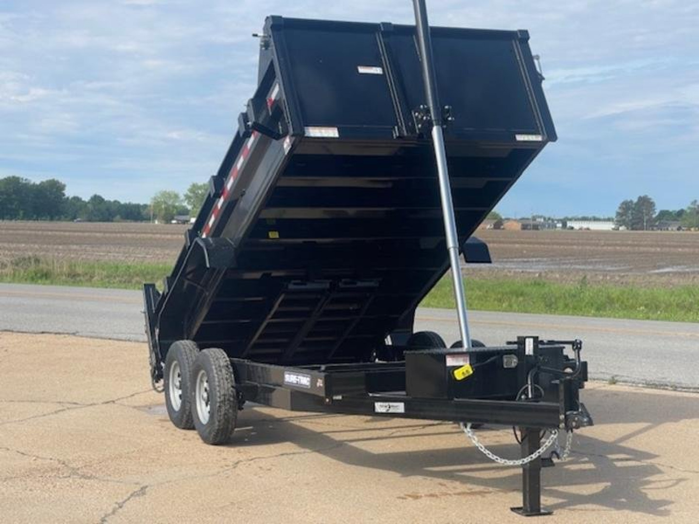 New 2024 Sure-Trac 82x14 (14k) Telescopic Dump Trailer