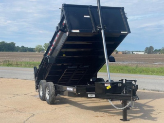 New 2024 Sure-Trac 82x14 (14k) Telescopic Dump Trailer