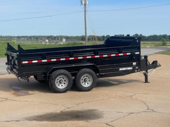 New 2024 Sure-Trac 82x14 (14k) Telescopic Dump Trailer