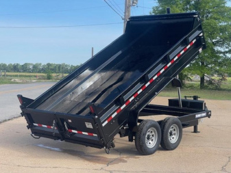 New 2024 Sure-Trac 82x14 (14k) Telescopic Dump Trailer