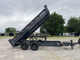 New 2026 IRON BULL 83X16 Dump Trailer 14K