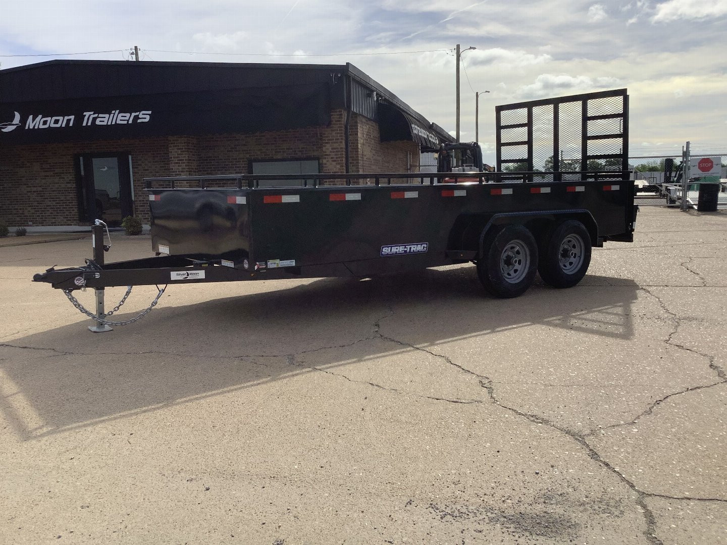New 2025 Sure-Trac 82x16 Steel Sided Landscape (10K) Utility Trailer