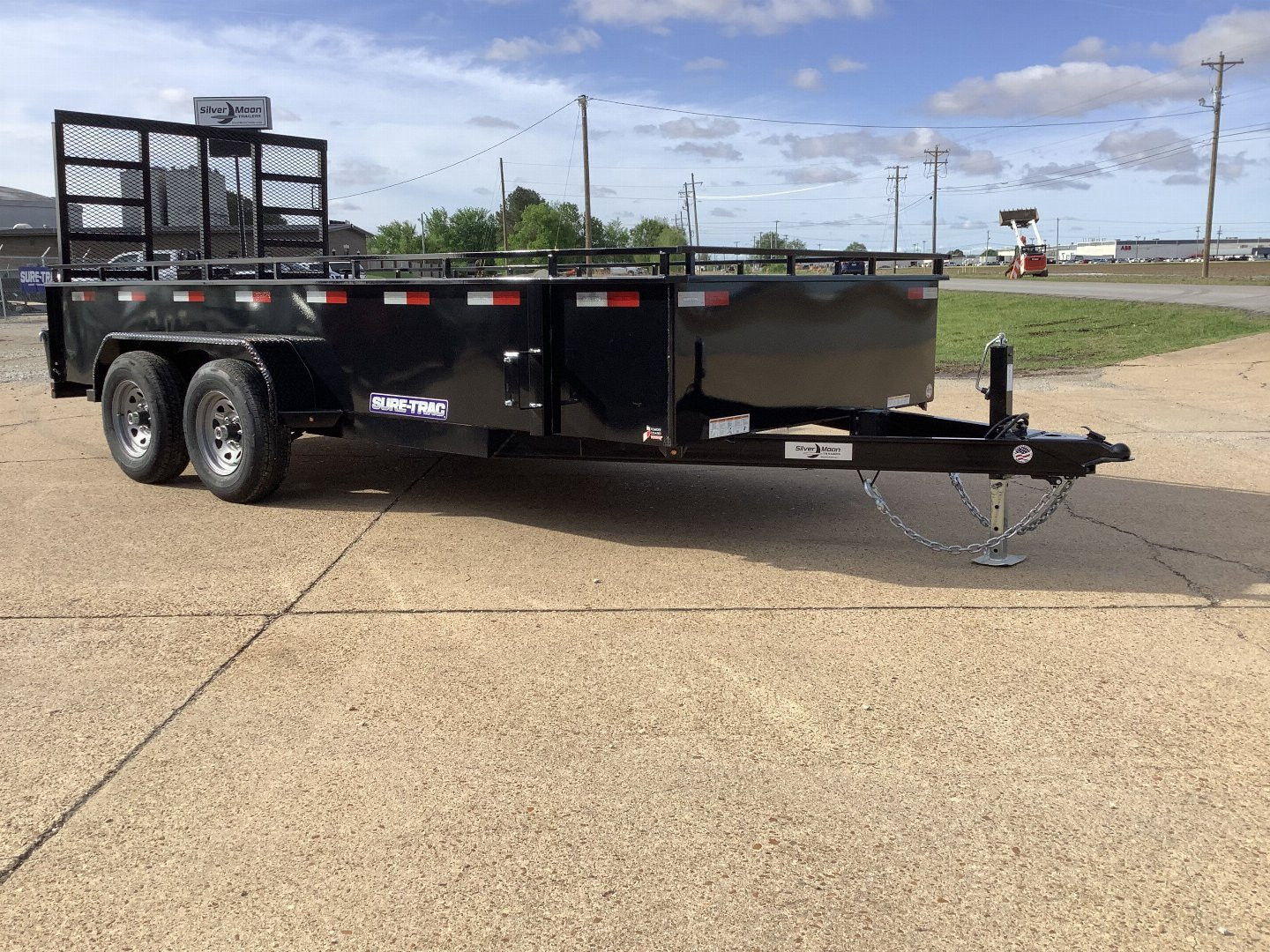New 2025 Sure-Trac 82x16 Steel Sided Landscape (10K) Utility Trailer