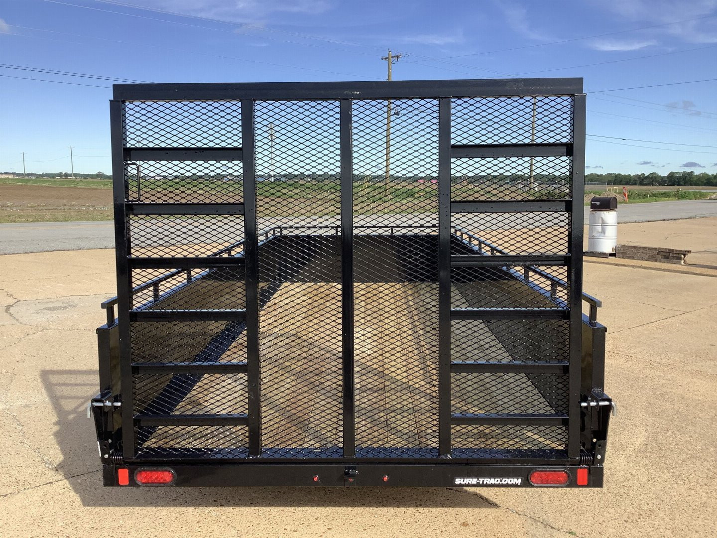 New 2025 Sure-Trac 82x16 Steel Sided Landscape (10K) Utility Trailer