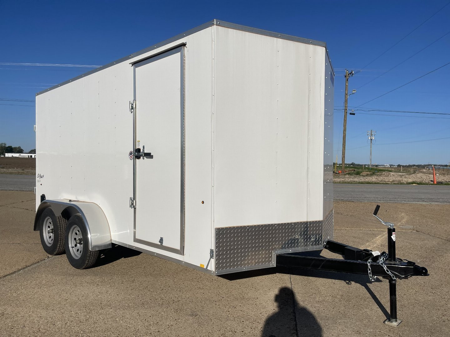 New 2025 Pace American 7x14x6'6" Outback DLX Cargo / Enclosed Trailer