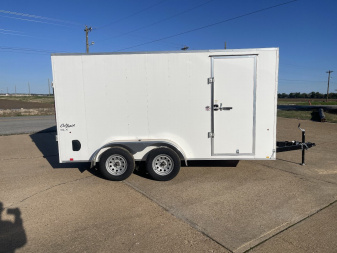 New 2025 Pace American 7x14x6'6" Outback DLX Cargo / Enclosed Trailer