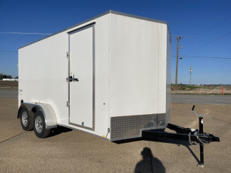 New 2025 Pace American 7x14x6'6" Outback DLX Cargo / Enclosed Trailer