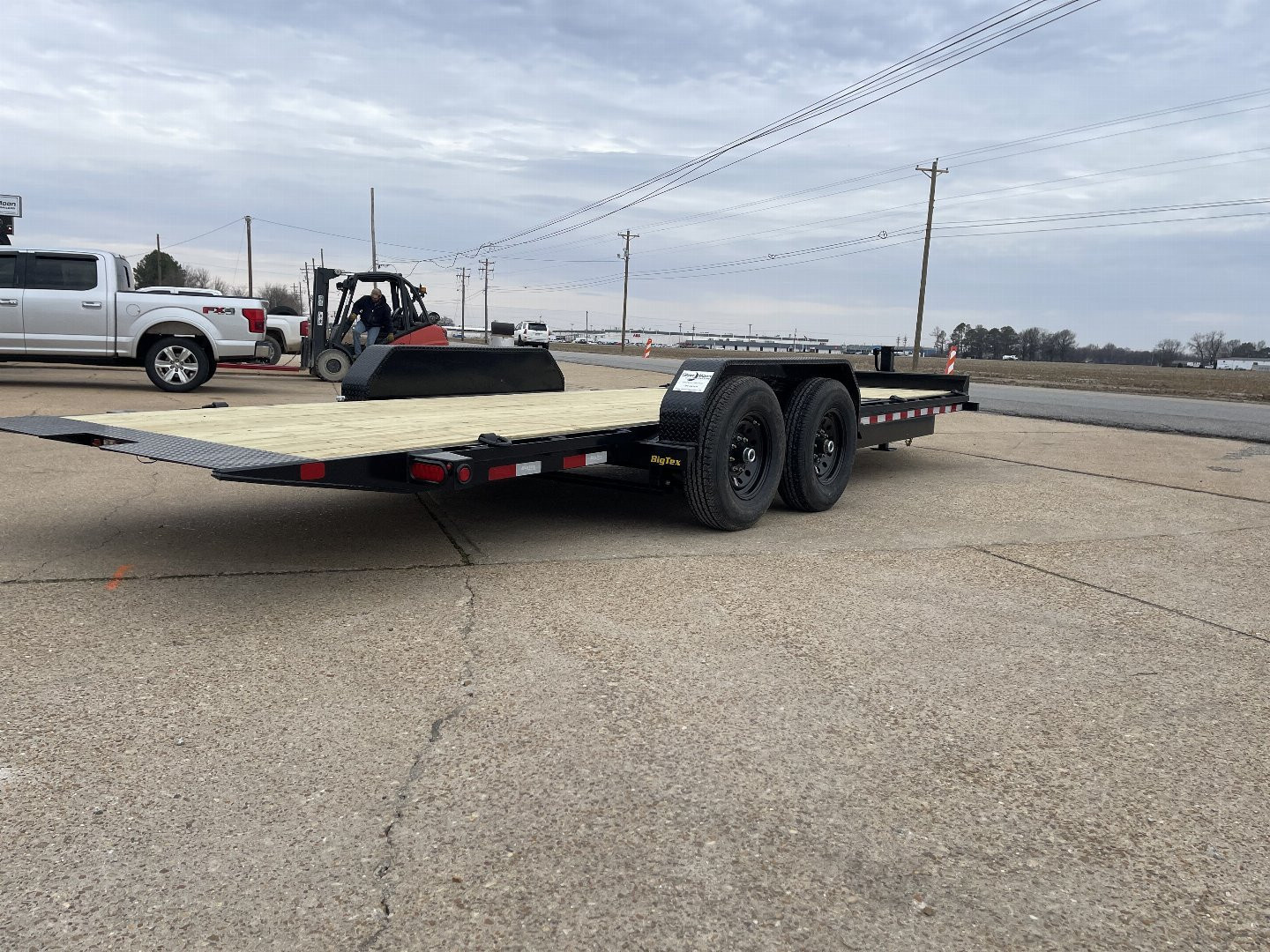 New 2025 Big Tex Trailers 83x16+6 (14K) Heavy Duty Tilt Bed Equipment Trailer