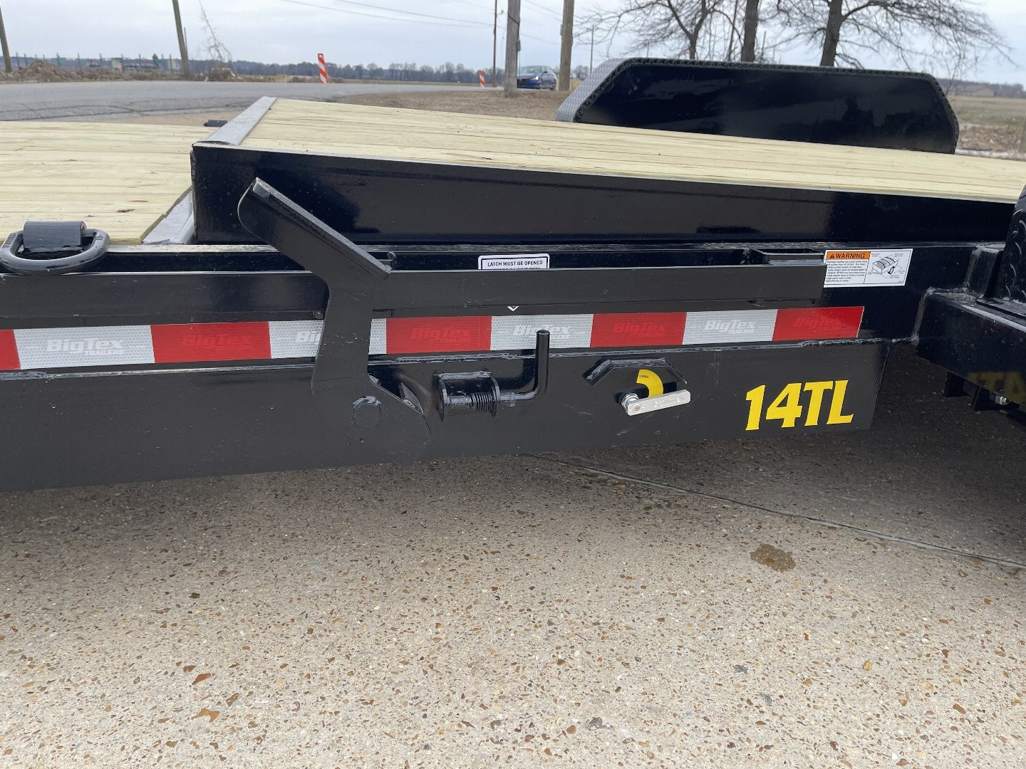 New 2025 Big Tex Trailers 83x16+6 (14K) Heavy Duty Tilt Bed Equipment Trailer