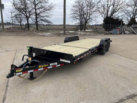 New 2025 Big Tex Trailers 83x16+6 (14K) Heavy Duty Tilt Bed Equipment Trailer