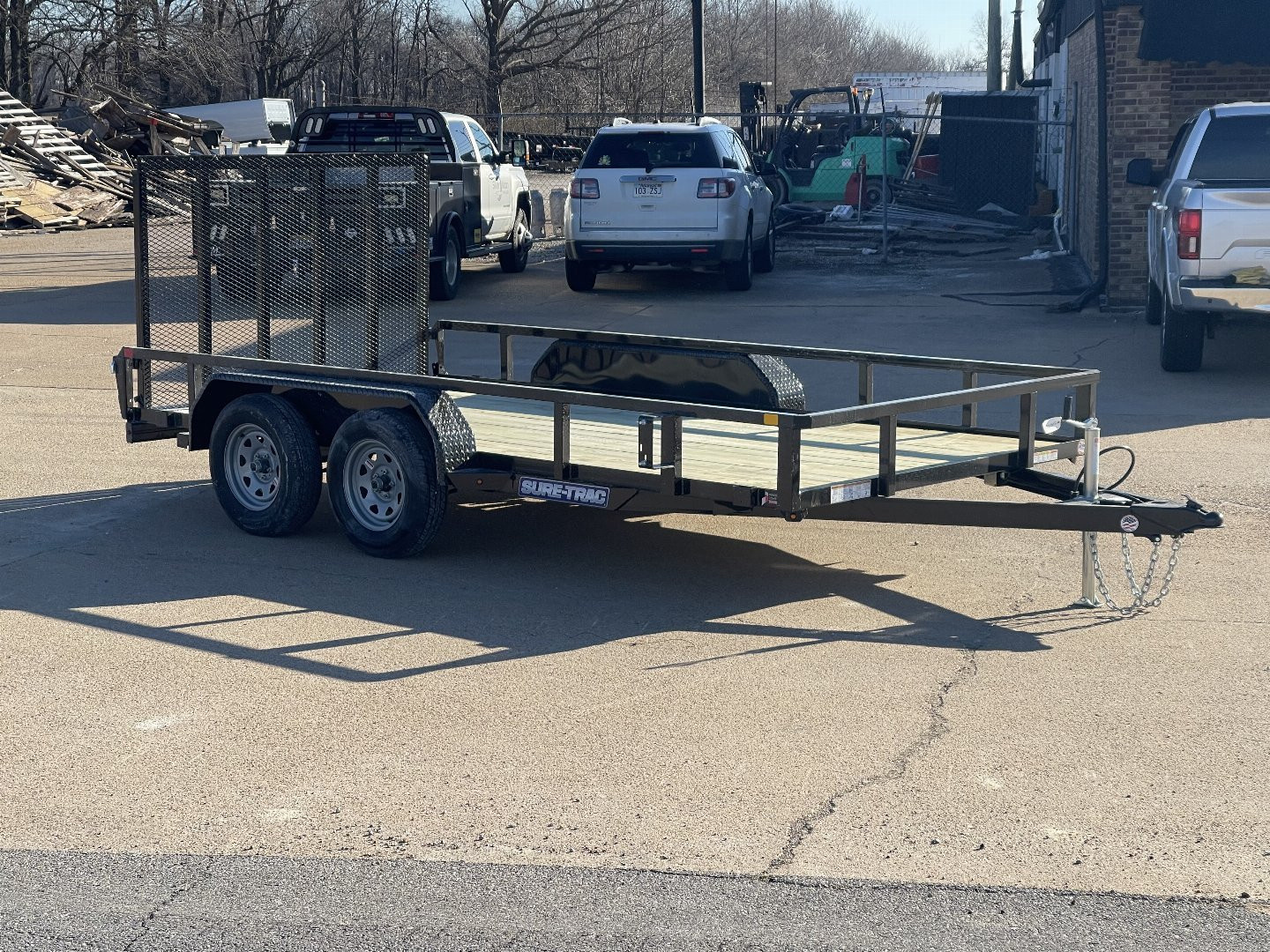 New 2025 Sure-Trac 7x14 (7K) Utility Trailer