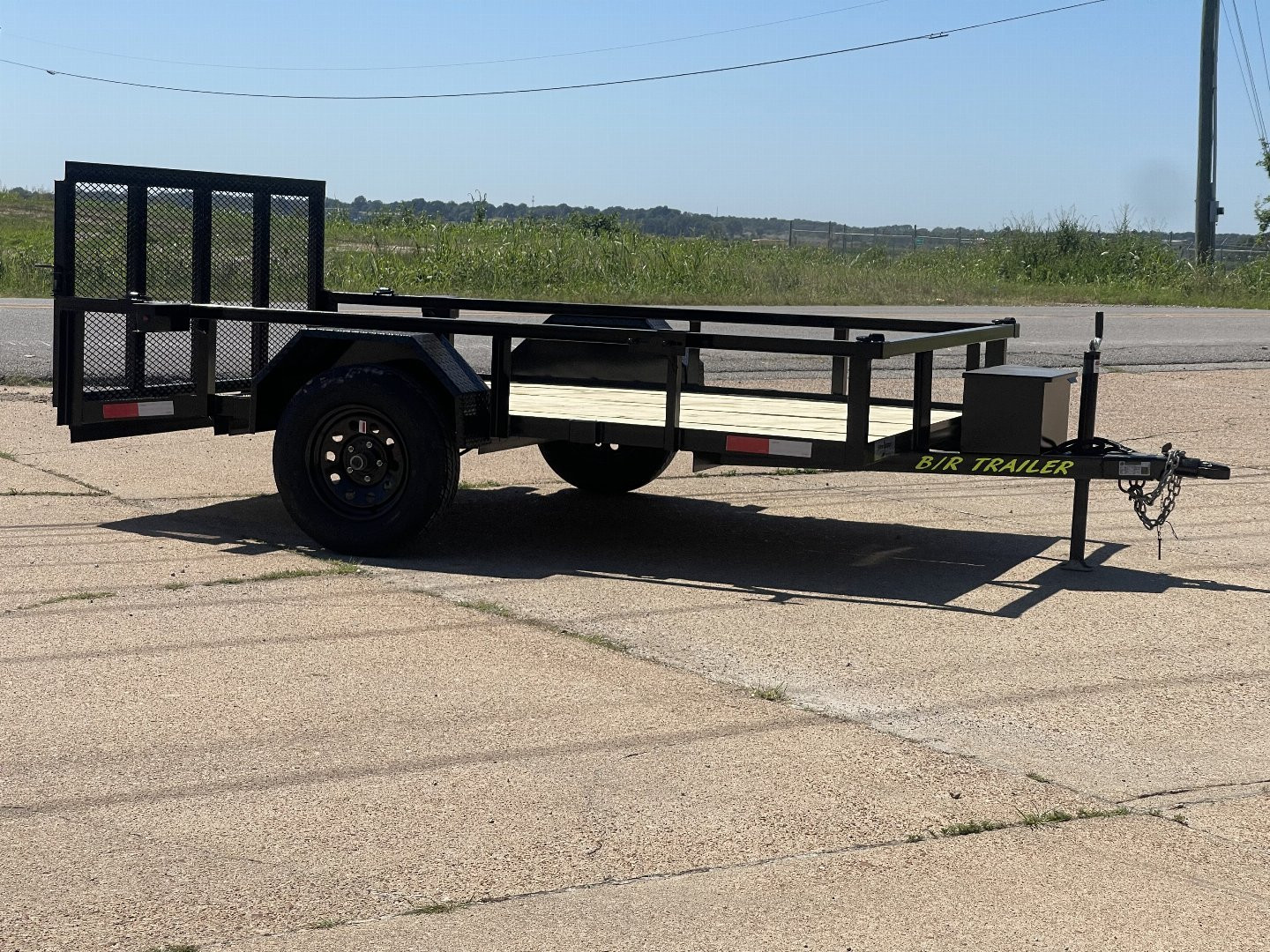 New 2024 B/R Trailers 76X12 SA Utility Trailer