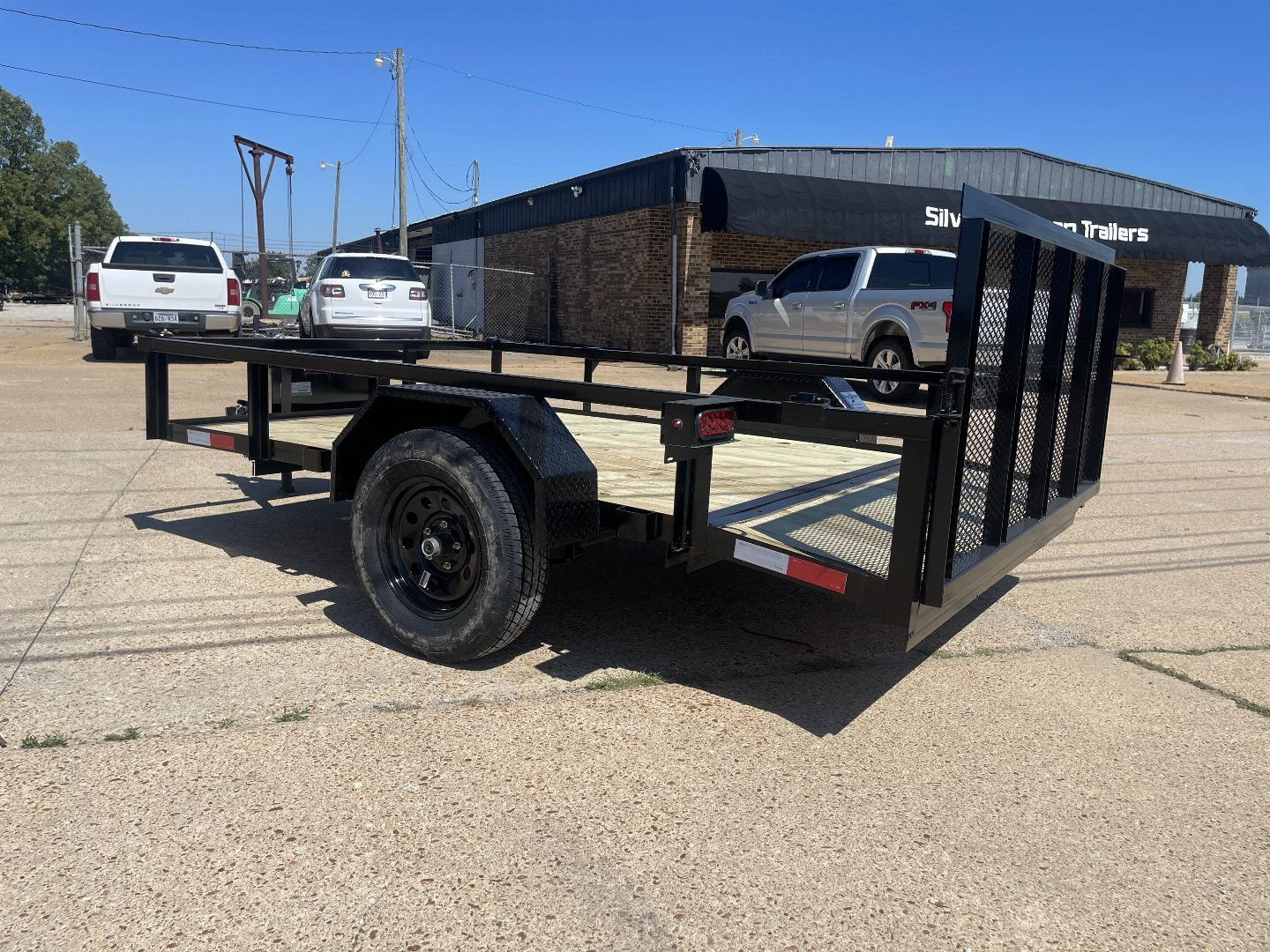 New 2024 B/R Trailers 76X12 SA Utility Trailer