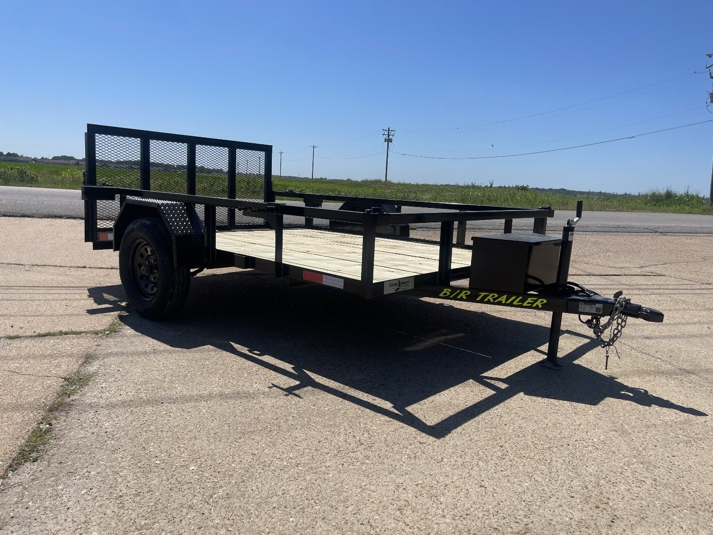 New 2024 B/R Trailers 76X12 SA Utility Trailer