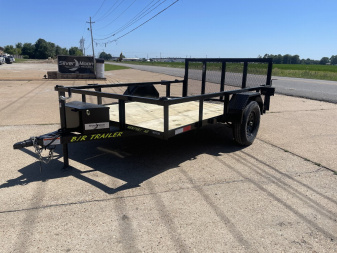 New 2024 B/R Trailers 76X12 SA Utility Trailer