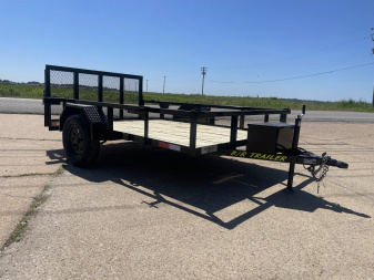 New 2024 B/R Trailers 76X12 SA Utility Trailer