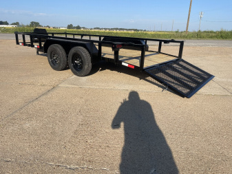 New 2024 B/R Trailers 76x16 TA (7K) Utility Trailer