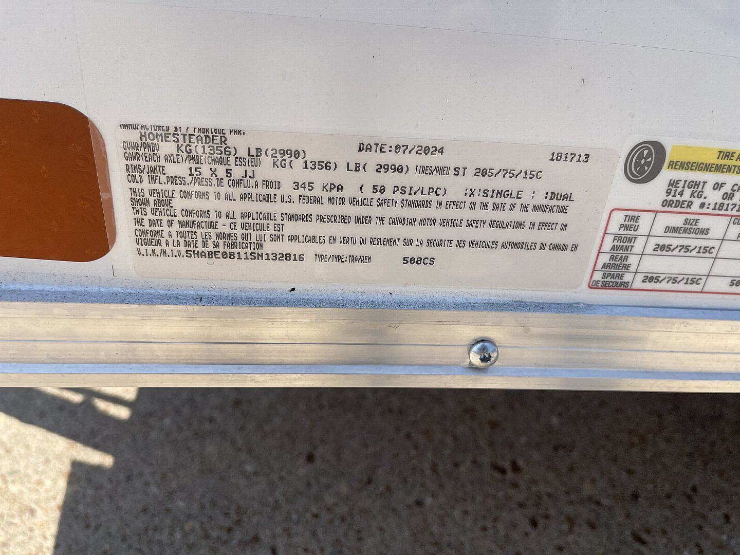 New 2025 Homesteader Trailer 5x8 Challenger Cargo