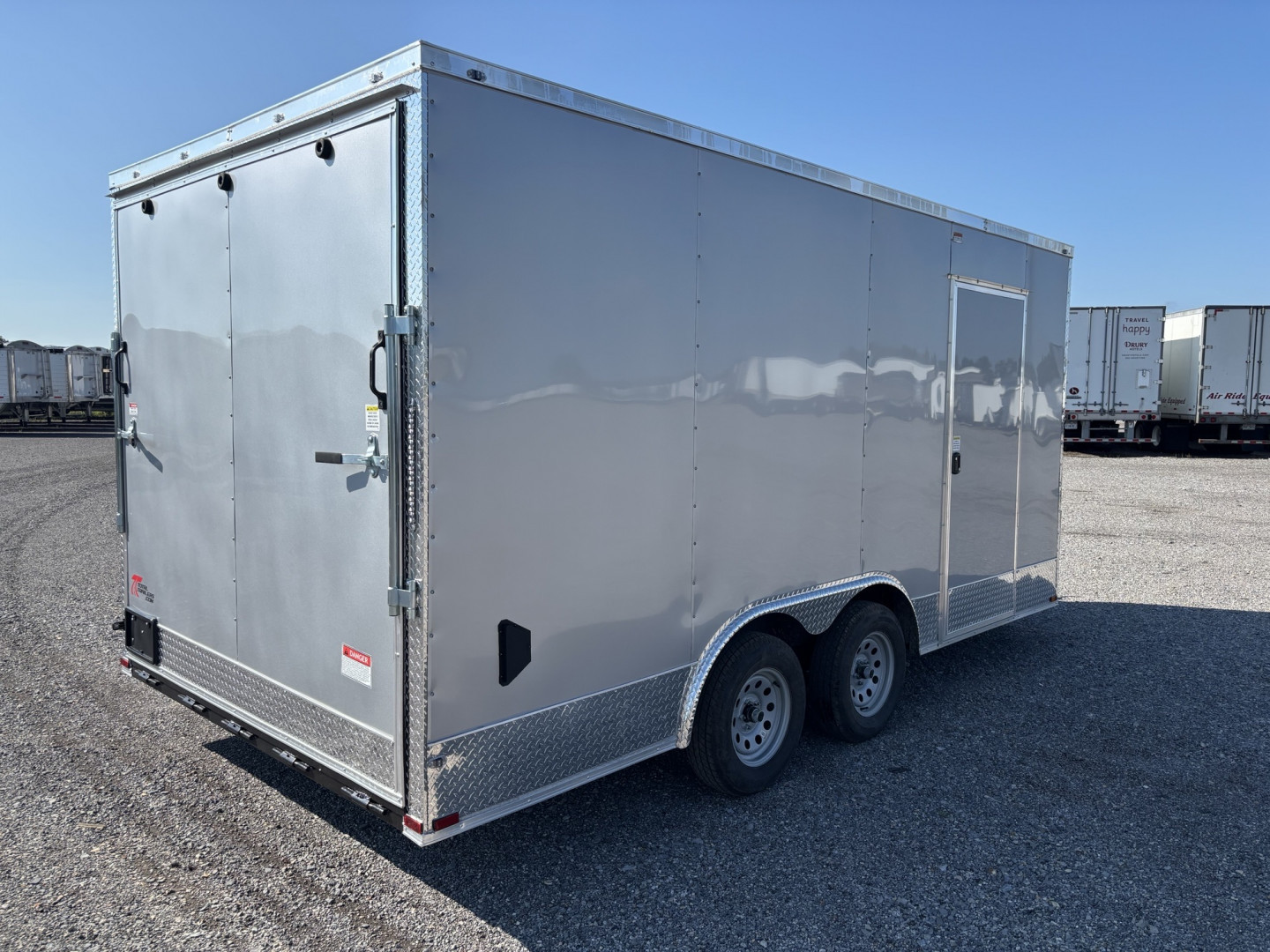New 2025 Quality Cargo 8.5x16 Cargo -Silver Cargo / Enclosed Trailer