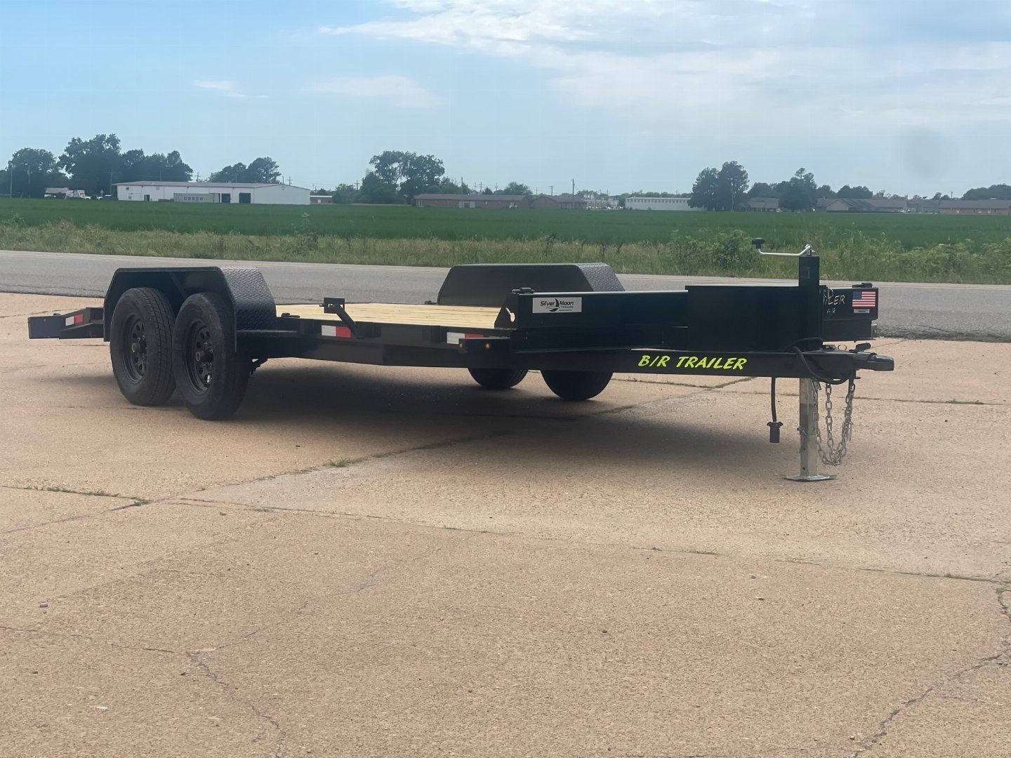 New 2025 B/R Trailers 82x18 7K TA Car Hauler