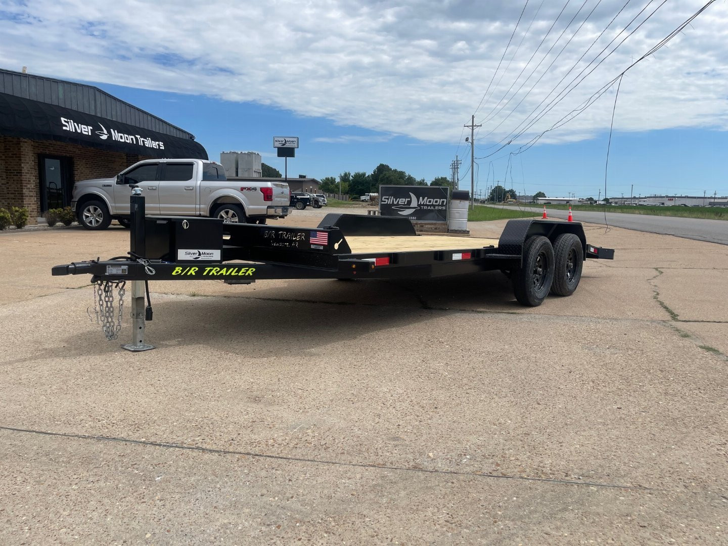 New 2025 B/R Trailers 82x18 7K TA Car Hauler