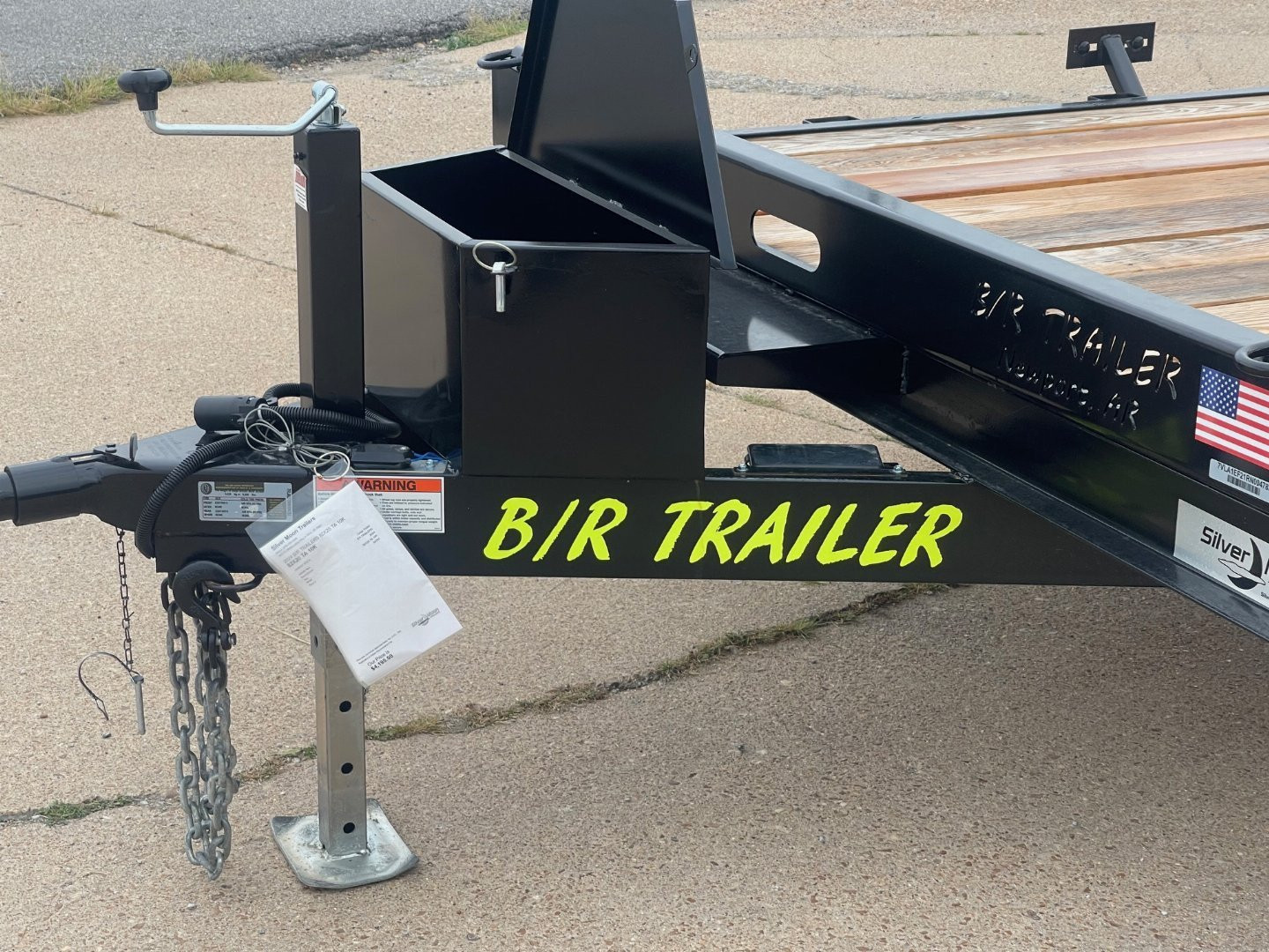 New 2025 B/R Trailers 82x18 7K TA Car Hauler