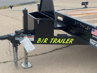 New 2025 B/R Trailers 82x18 7K TA Car Hauler