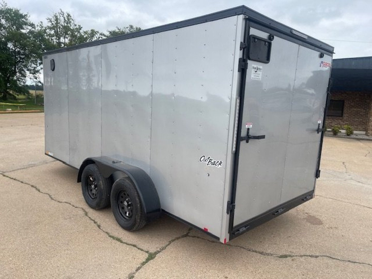 New Pace American Outback DLX 7x16 Cargo / Enclosed Trailer