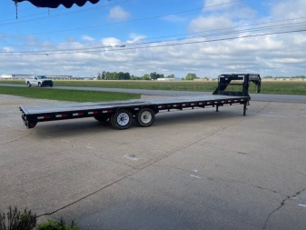 Used 2019 PJ TRAILERS 102" x 32' 15.6K LS Gooseneck Flatbed