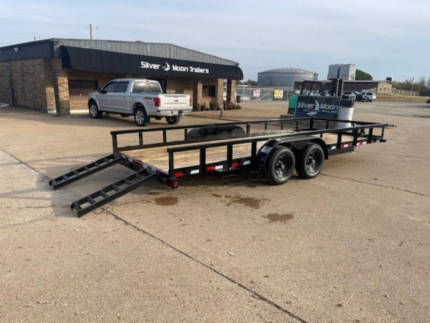 New 2024 Big Tex Trailers 83x20 Slide in Ramps (10K) Utility Trailer