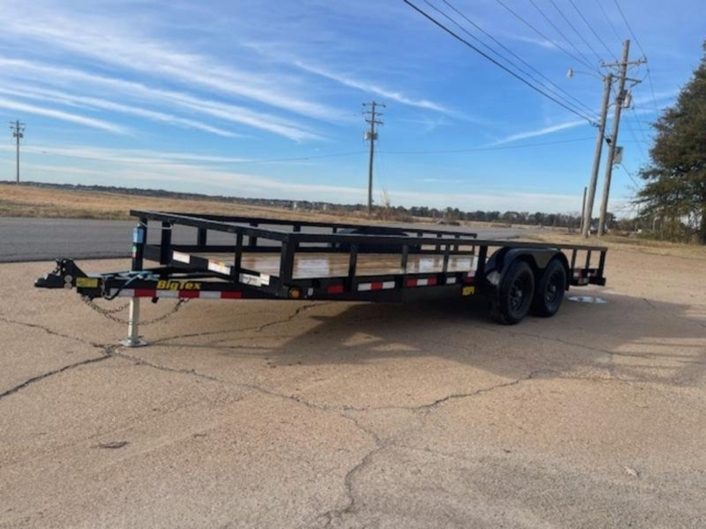 New 2024 Big Tex Trailers 83x20 Slide in Ramps (10K) Utility Trailer