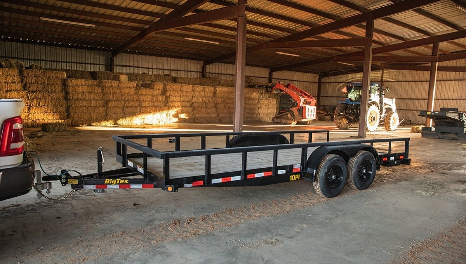 New 2024 Big Tex Trailers 83x20 Slide in Ramps (10K) Utility Trailer