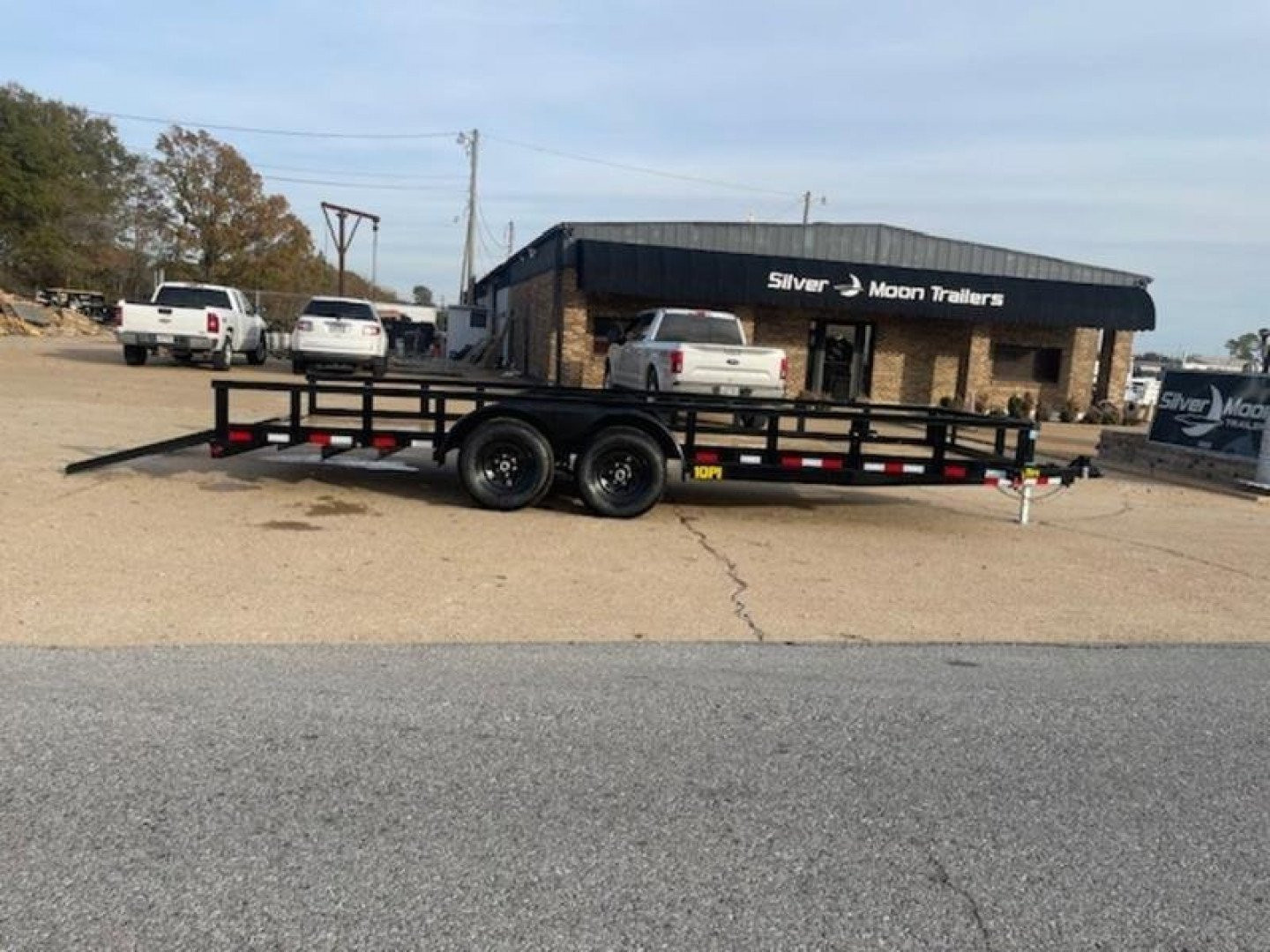 New 2024 Big Tex Trailers 83x20 Slide in Ramps (10K) Utility Trailer