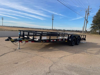 New 2024 Big Tex Trailers 83x20 Slide in Ramps (10K) Utility Trailer