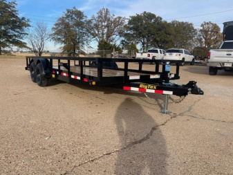 New 2024 Big Tex Trailers 83x20 Slide in Ramps (10K) Utility Trailer