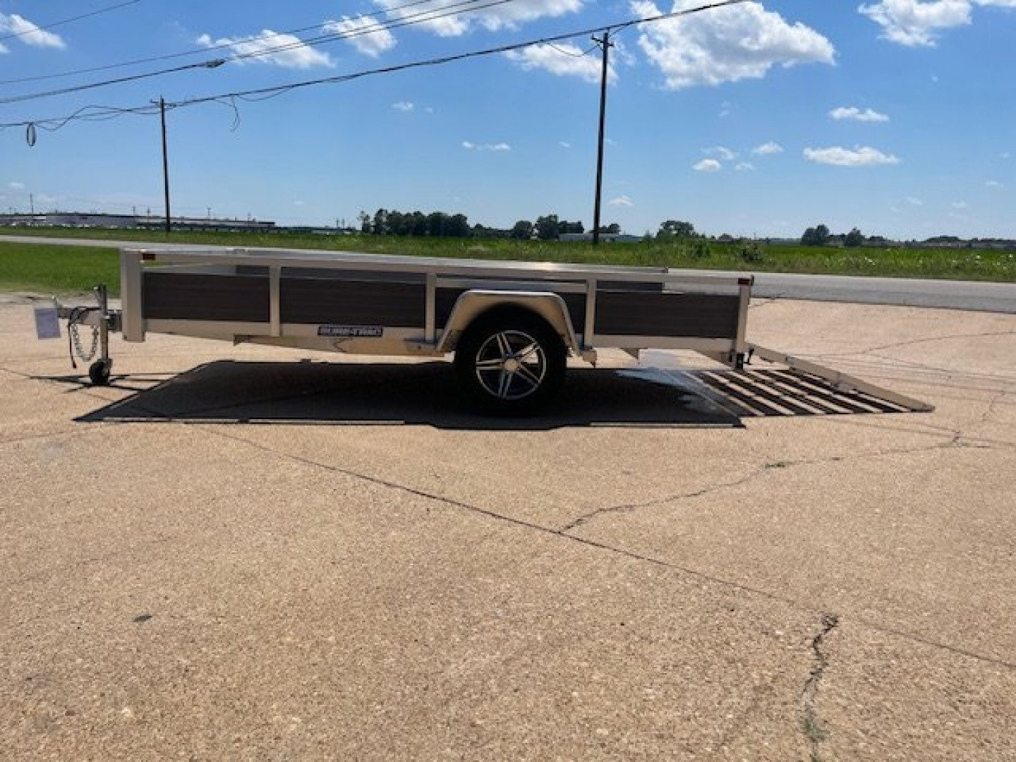New 2023 Sure-Trac Aluminum 78x12 Composite Side (3K) Utility Trailer