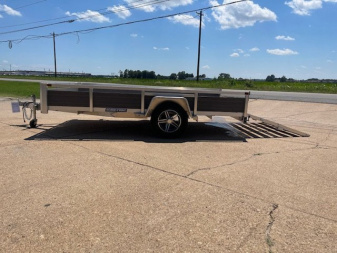New 2023 Sure-Trac Aluminum 78x12 Composite Side (3K) Utility Trailer