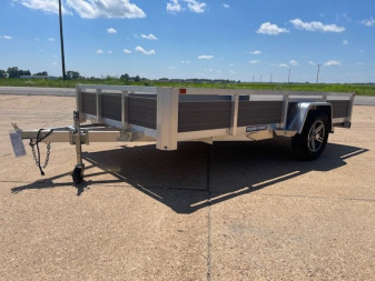 New 2023 Sure-Trac Aluminum 78x12 Composite Side (3K) Utility Trailer