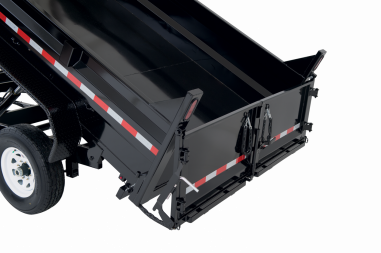 New 2025 Sure-Trac HD Low Profile Telescopic 82" x 14' (14K) Dump Trailer