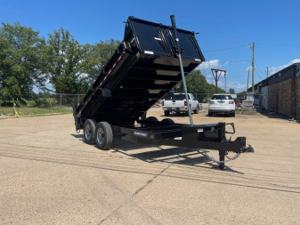 New 2025 Sure-Trac HD Low Profile Telescopic 82" x 14' (14K) Dump Trailer