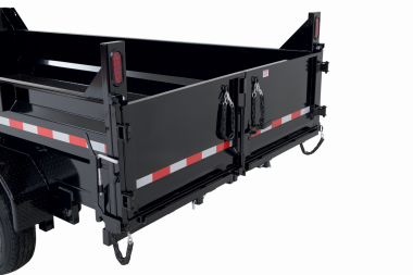 New 2025 Sure-Trac HD Low Profile Telescopic 82" x 14' (14K) Dump Trailer